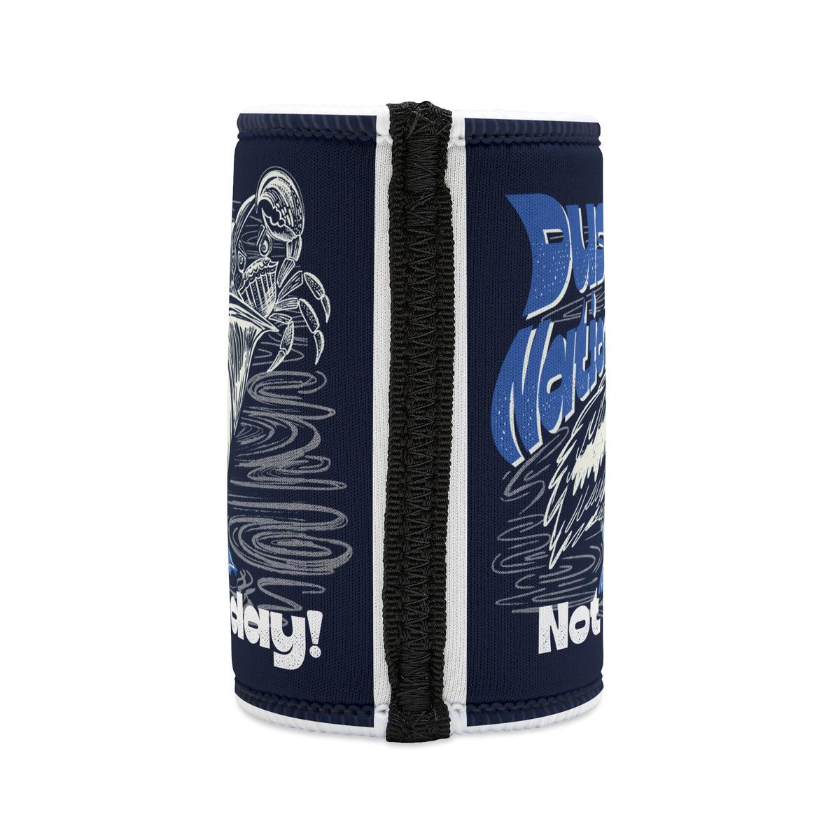 Dustie Nation Custom Artwork Stubbie Cooler - Navy Blue