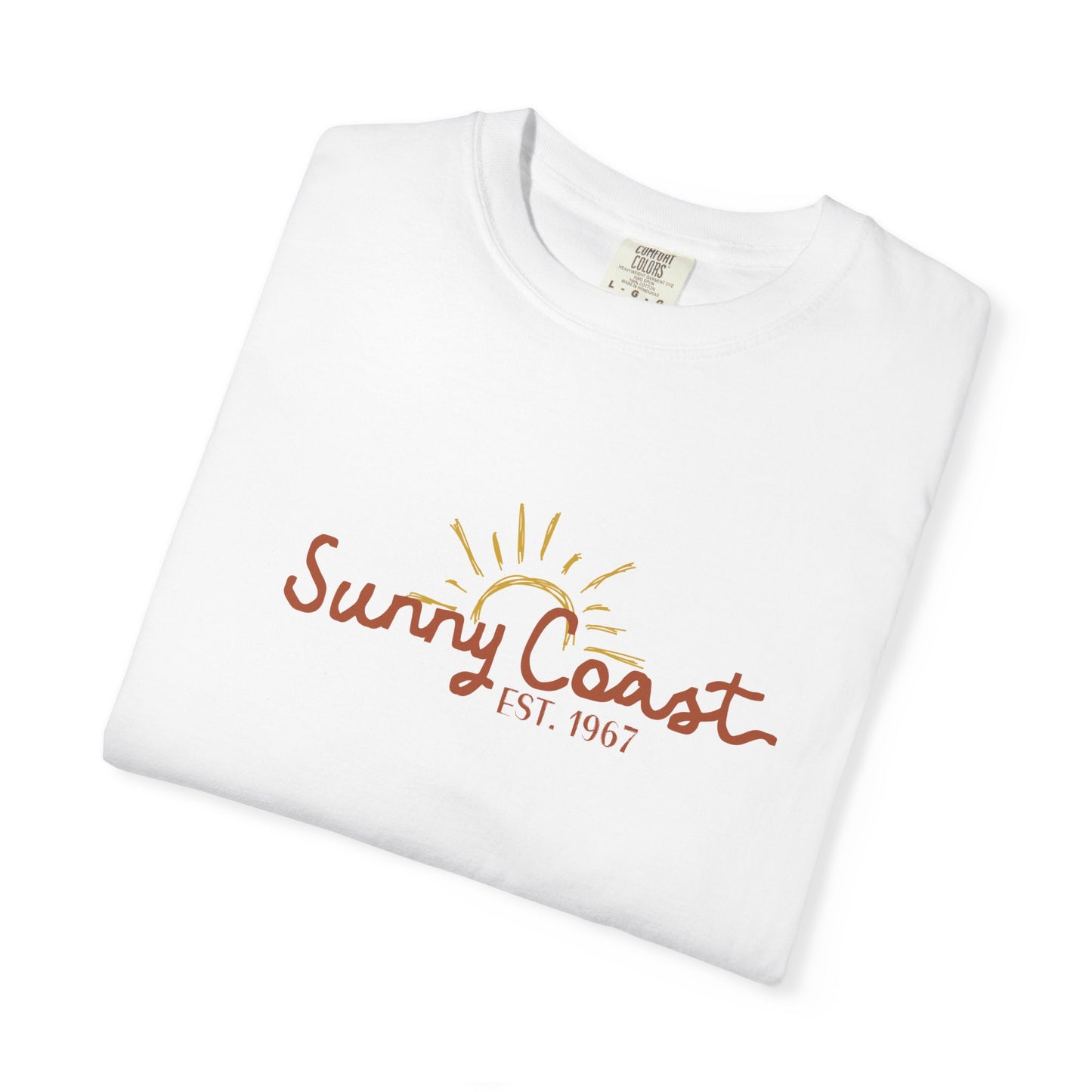 Sunshine Coast Queensland Souvenir T Shirt - C1717 Hand Drawn Design
