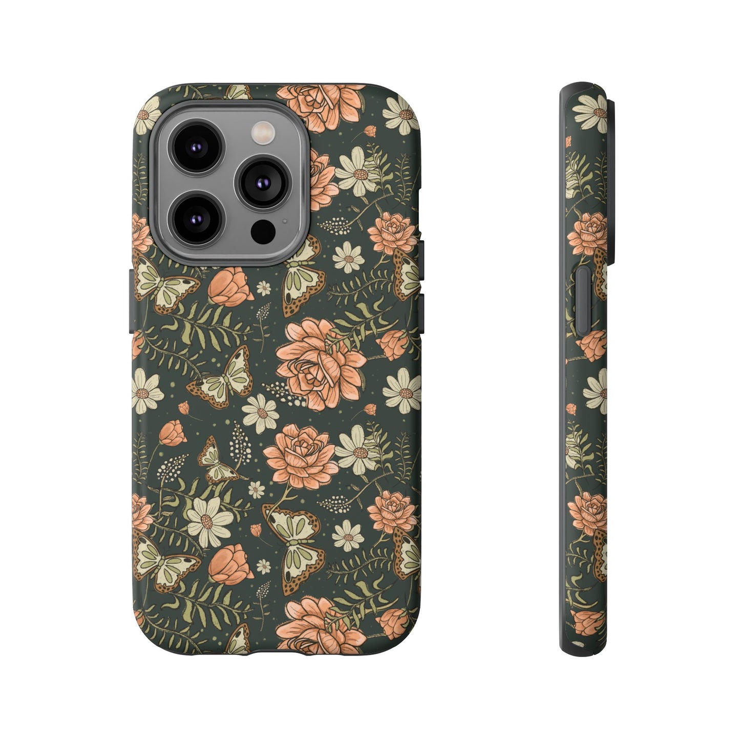 Vintage Rose hand drawn design for phone tough case