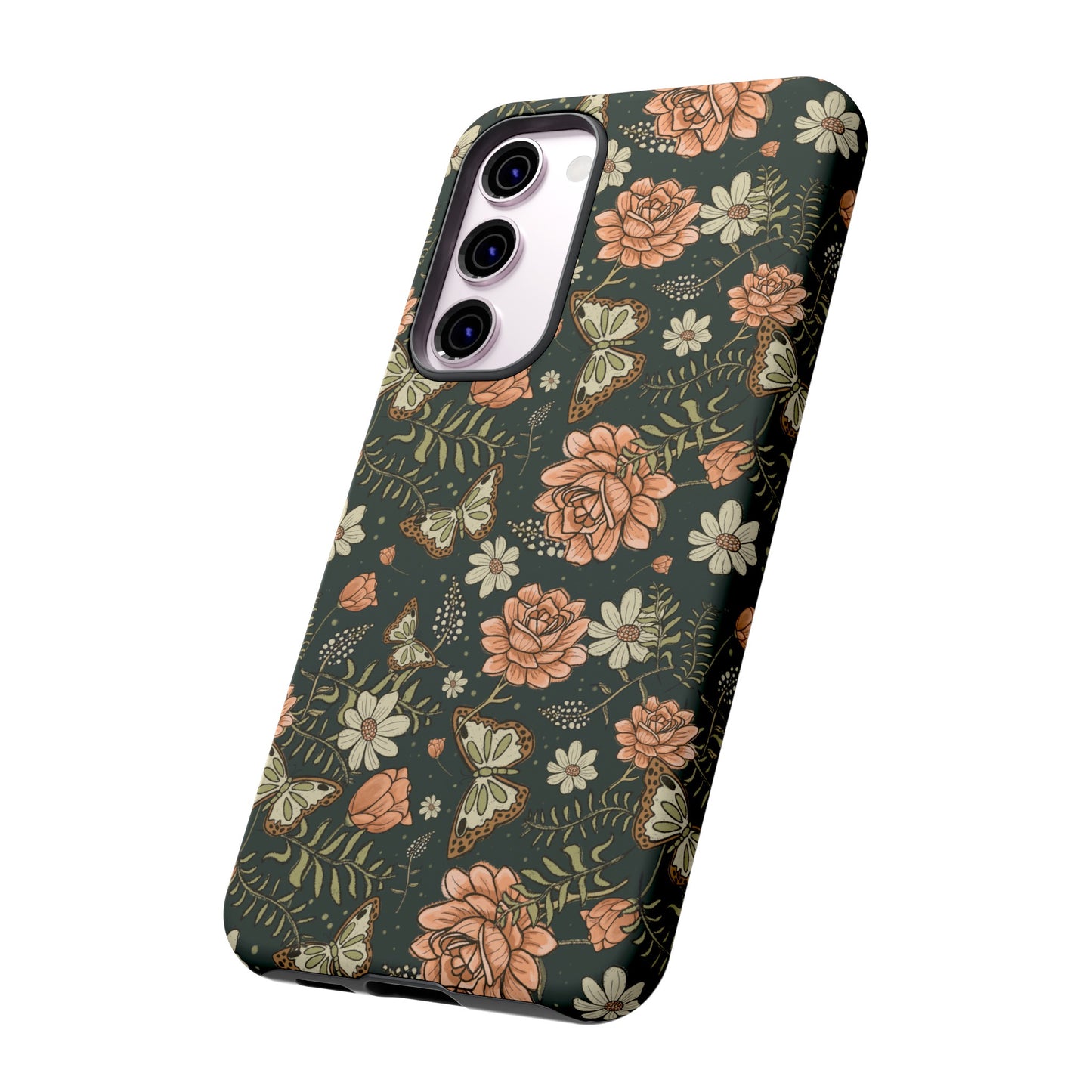 Vintage Rose hand drawn design for phone tough case