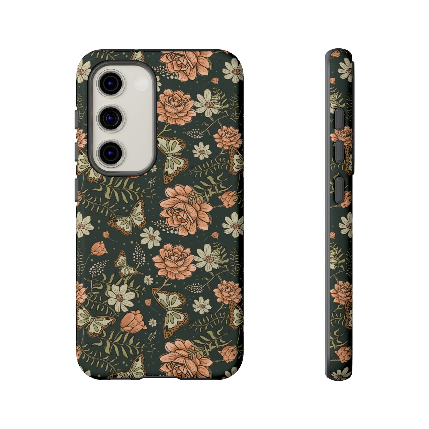 Vintage Rose hand drawn design for phone tough case