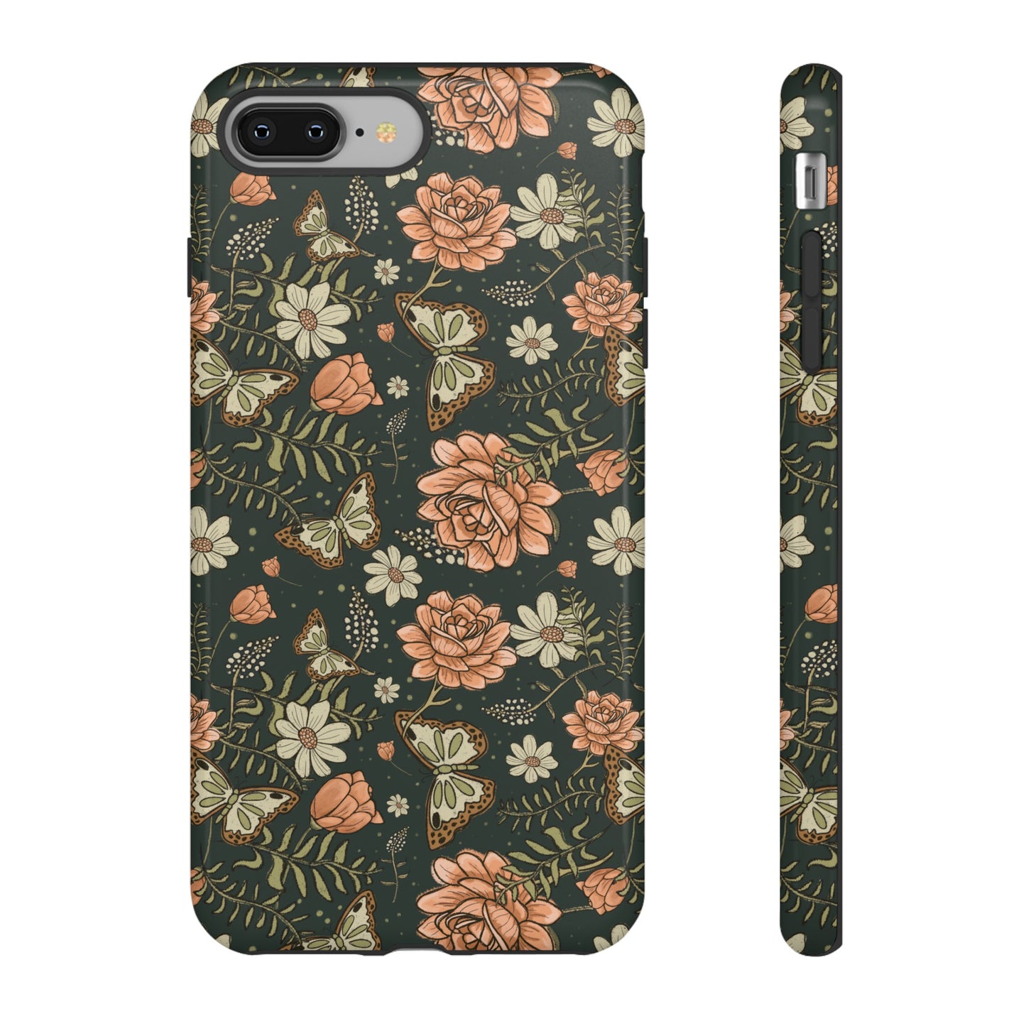 Vintage Rose hand drawn design for phone tough case