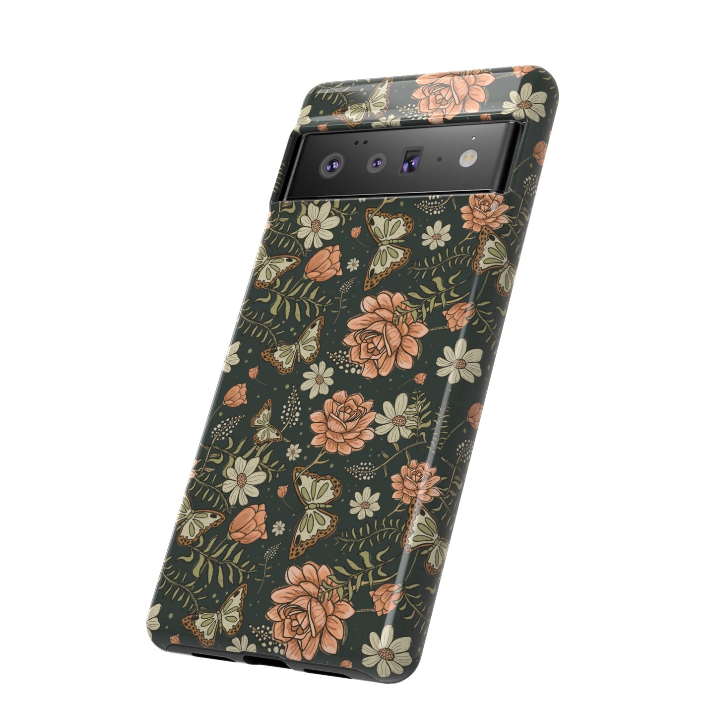 Vintage Rose hand drawn design for phone tough case