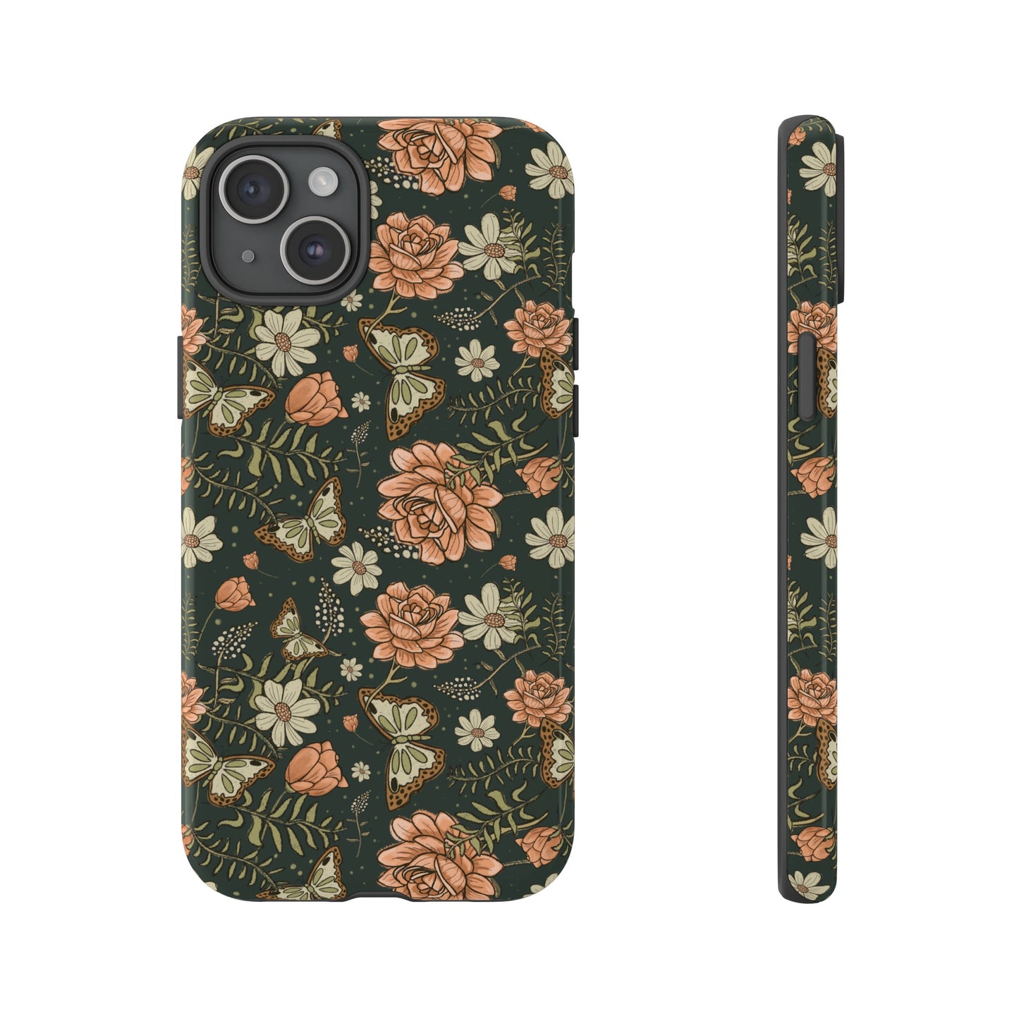 Vintage Rose hand drawn design for phone tough case