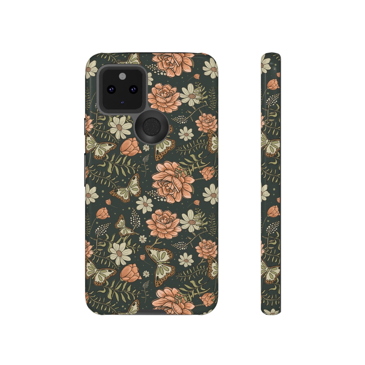 Vintage Rose hand drawn design for phone tough case