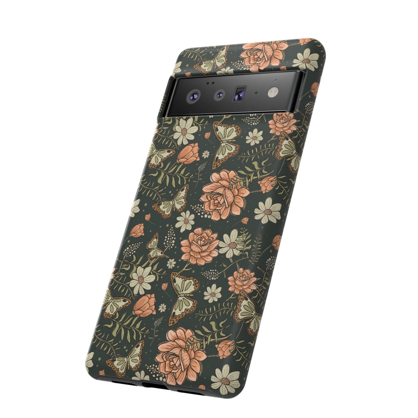 Vintage Rose hand drawn design for phone tough case