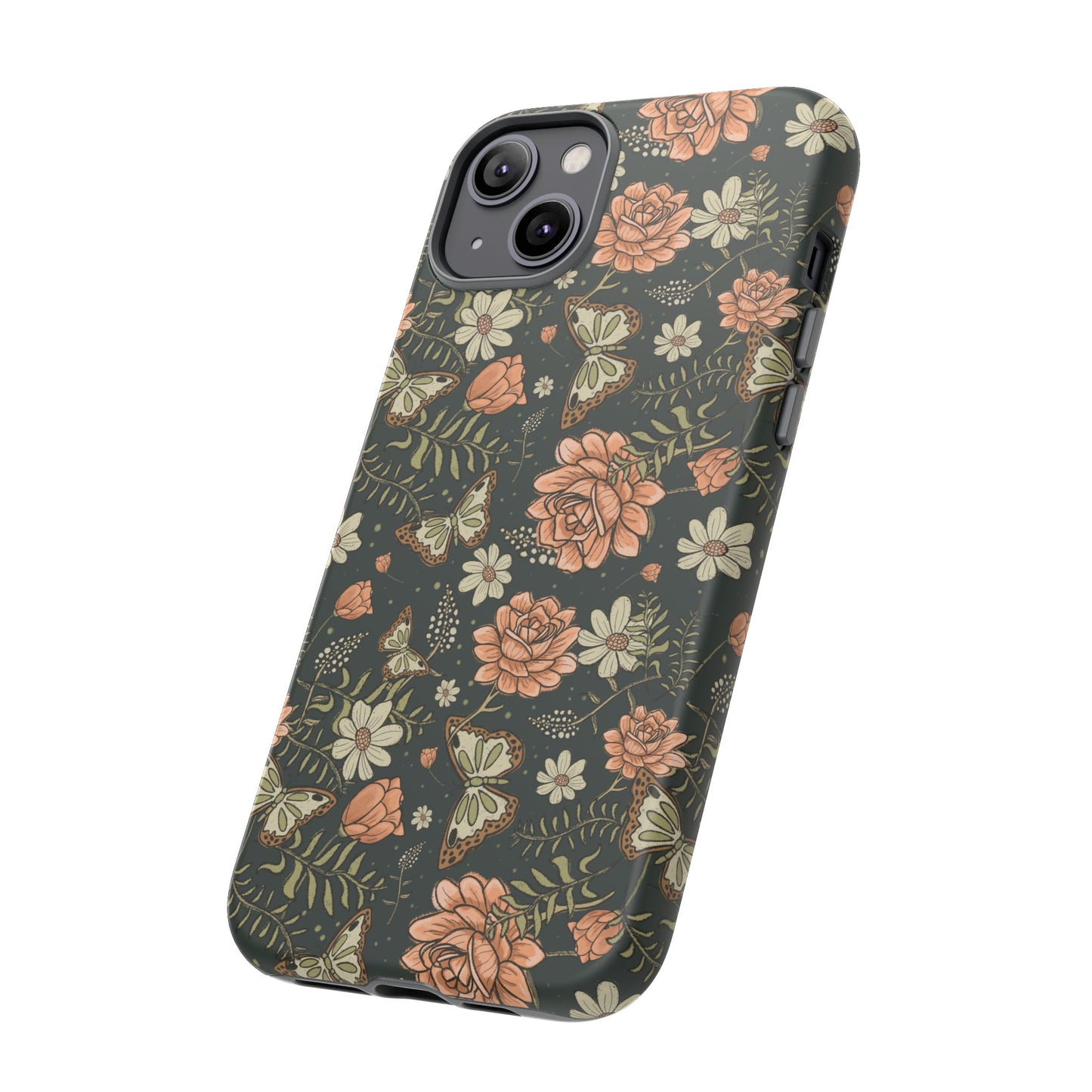 Vintage Rose hand drawn design for phone tough case