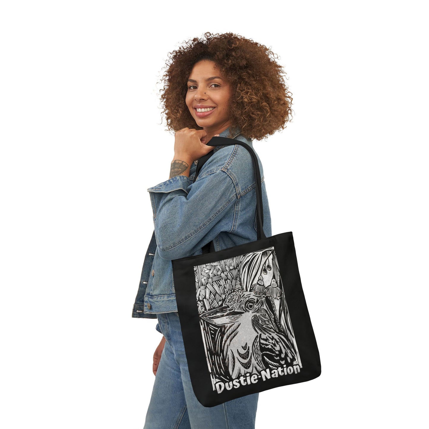 Australian Kookaburra custom design Tote Bag - Hand drawn artwork & custom text available