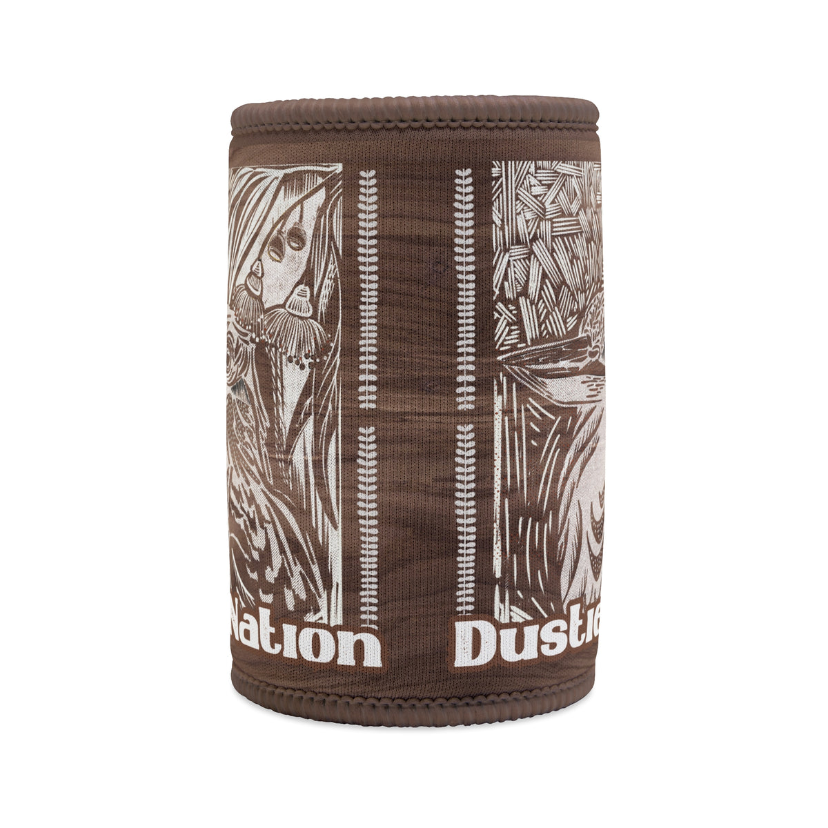 Personalized Stubby Cooler – Hand Sketched Kookaburra rustic design - Gift Idea