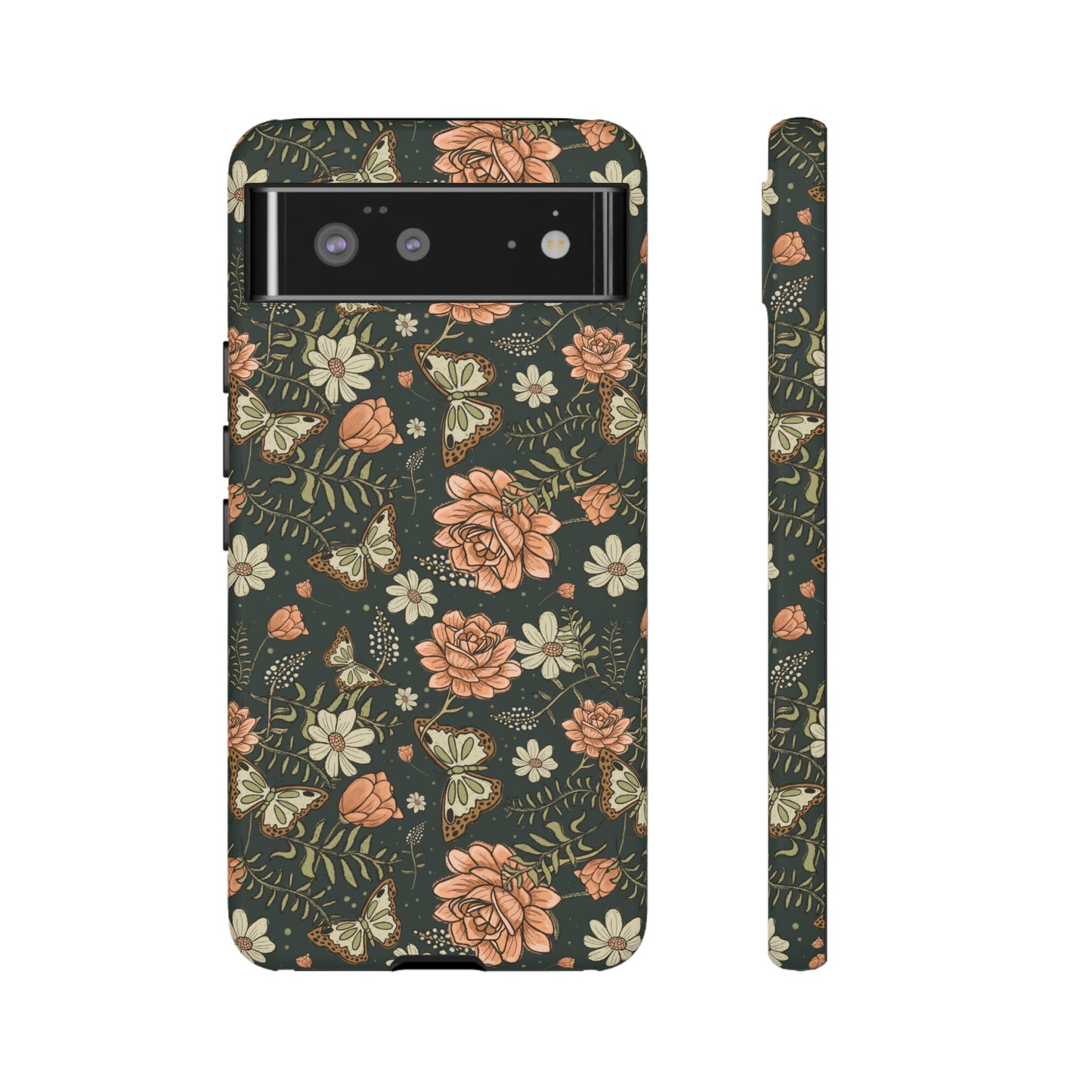 Vintage Rose hand drawn design for phone tough case