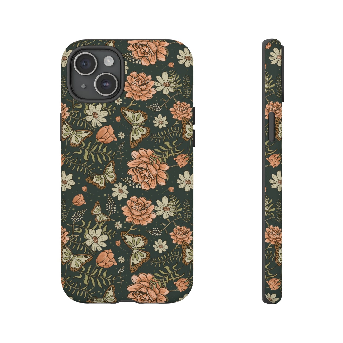 Vintage Rose hand drawn design for phone tough case
