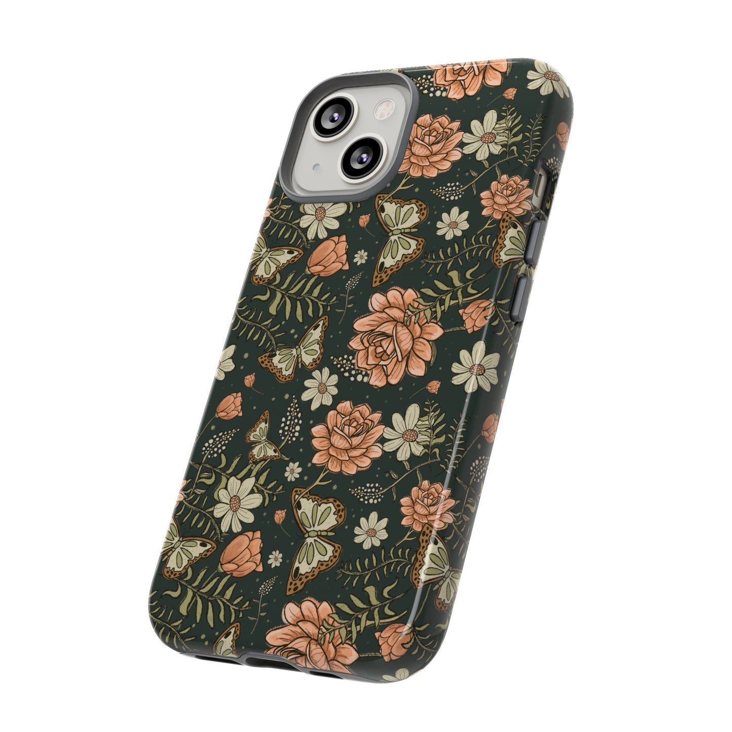 Vintage Rose hand drawn design for phone tough case