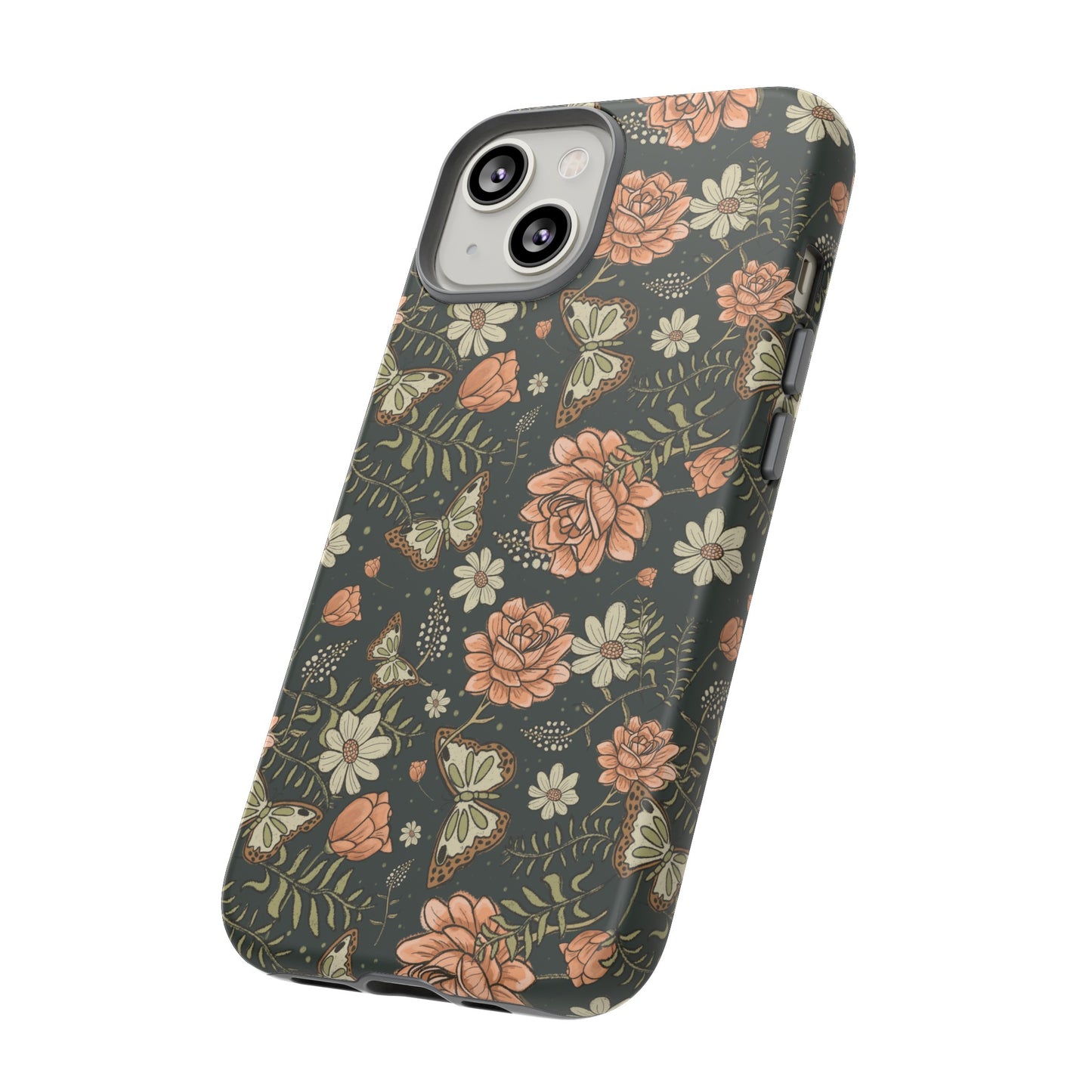 Vintage Rose hand drawn design for phone tough case