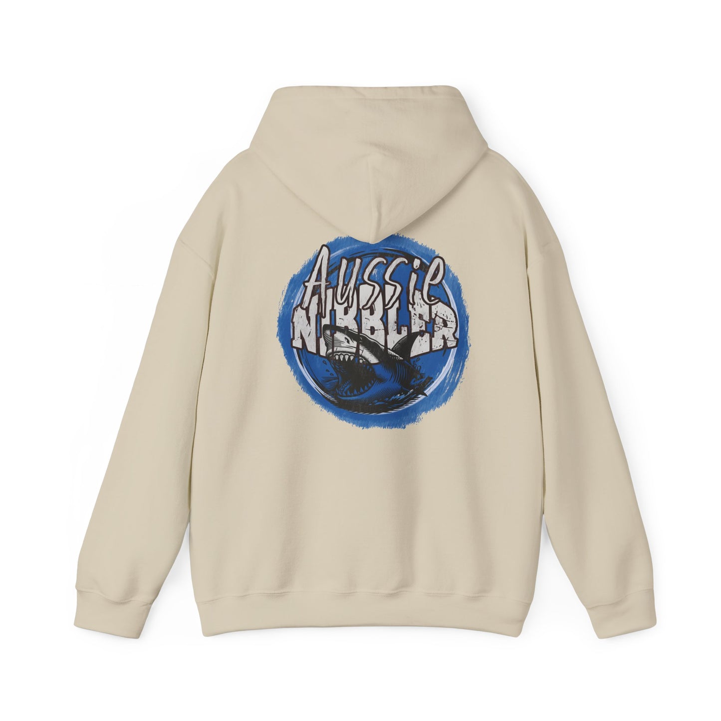 Heavy Blend Hoodie - custom Australian design- 'Aussie Nibbler' - Gildan 18500