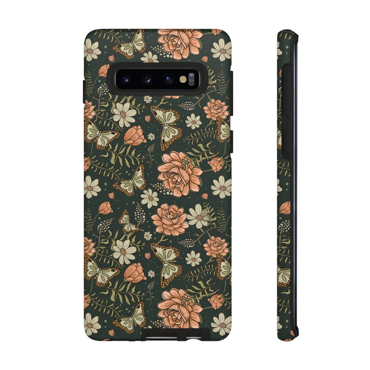 Vintage Rose hand drawn design for phone tough case