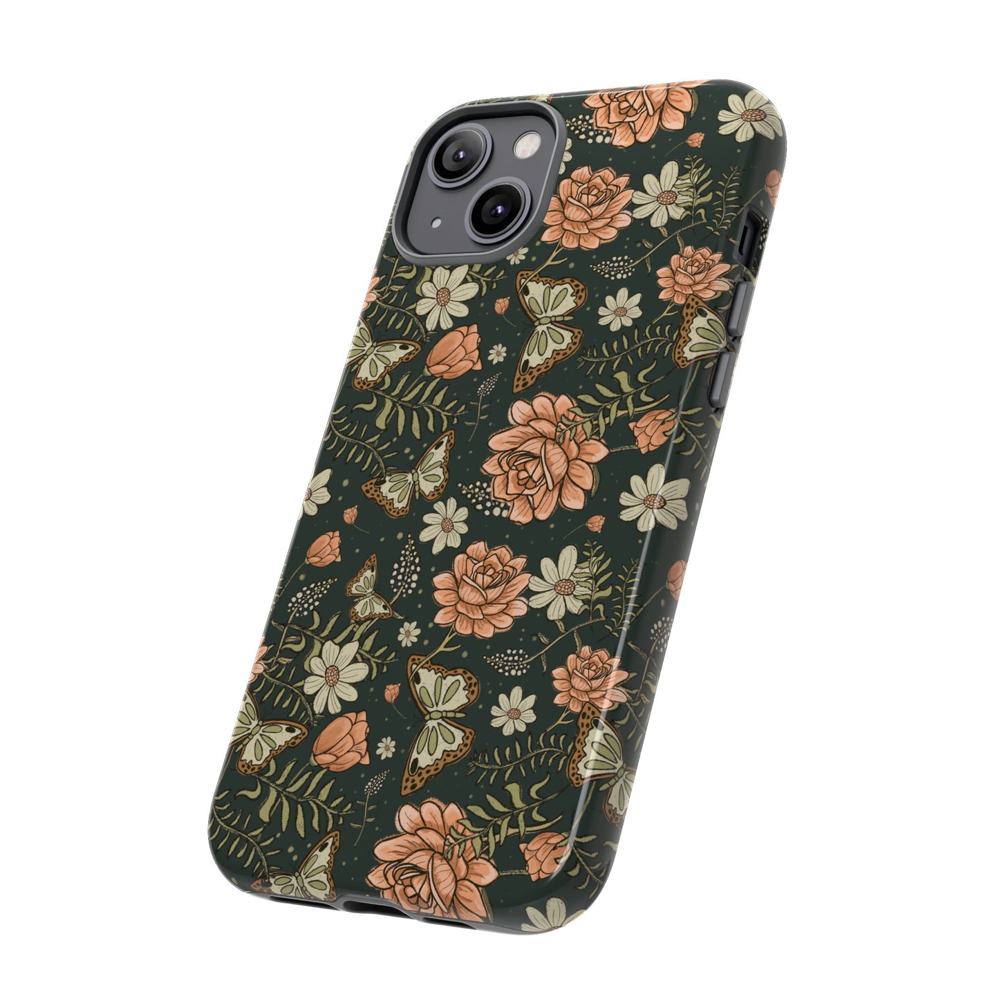 Vintage Rose hand drawn design for phone tough case