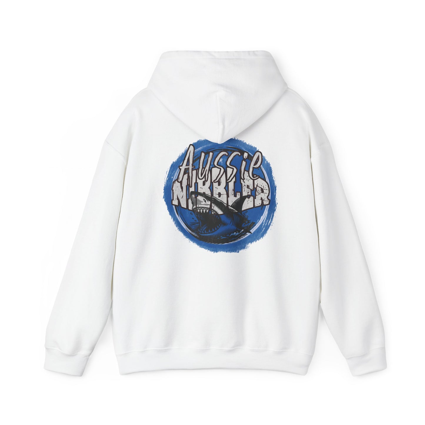 Heavy Blend Hoodie - custom Australian design- 'Aussie Nibbler' - Gildan 18500