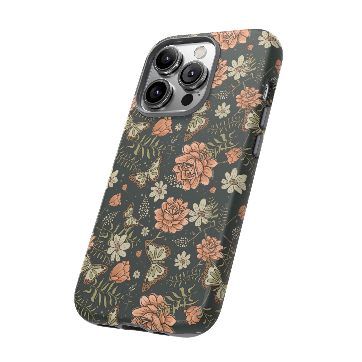Vintage Rose hand drawn design for phone tough case