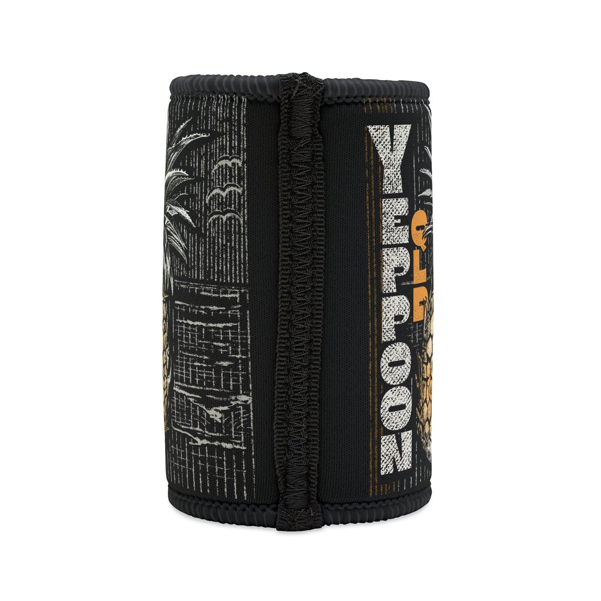 Personalized Stubby Cooler – Hand Sketched Yeppooon QLD souvenir design - Gift Idea