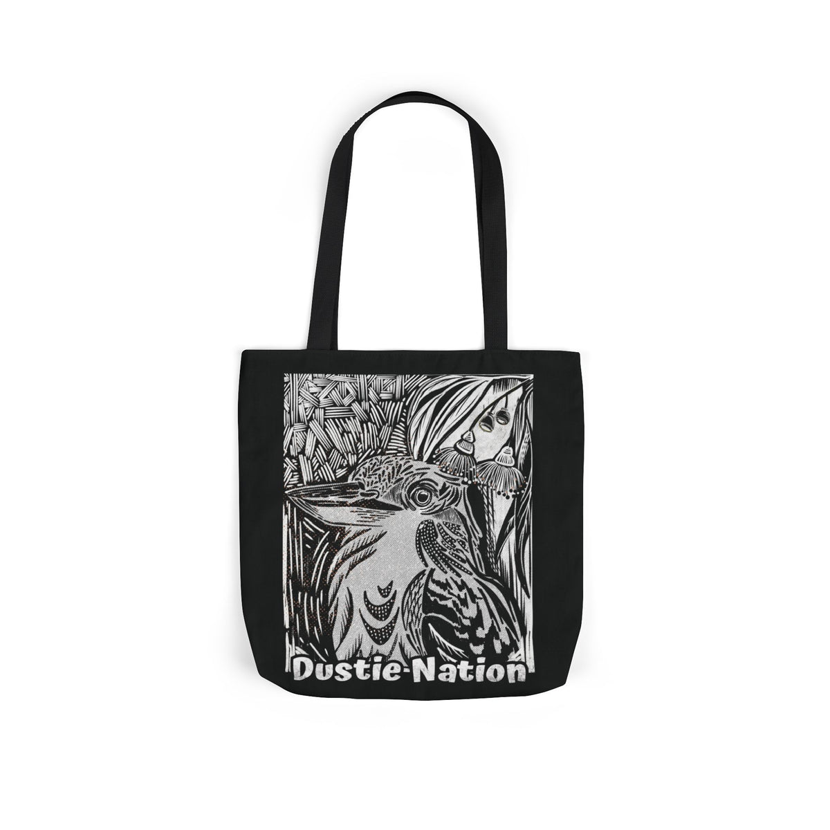 Australian Kookaburra custom design Tote Bag - Hand drawn artwork & custom text available