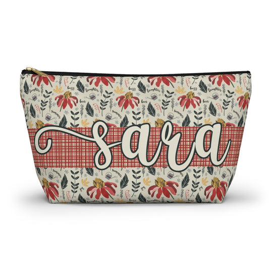 Personalised Handy Bag - Custom artwork Summer Daze Collection - Zip closure storage pouch