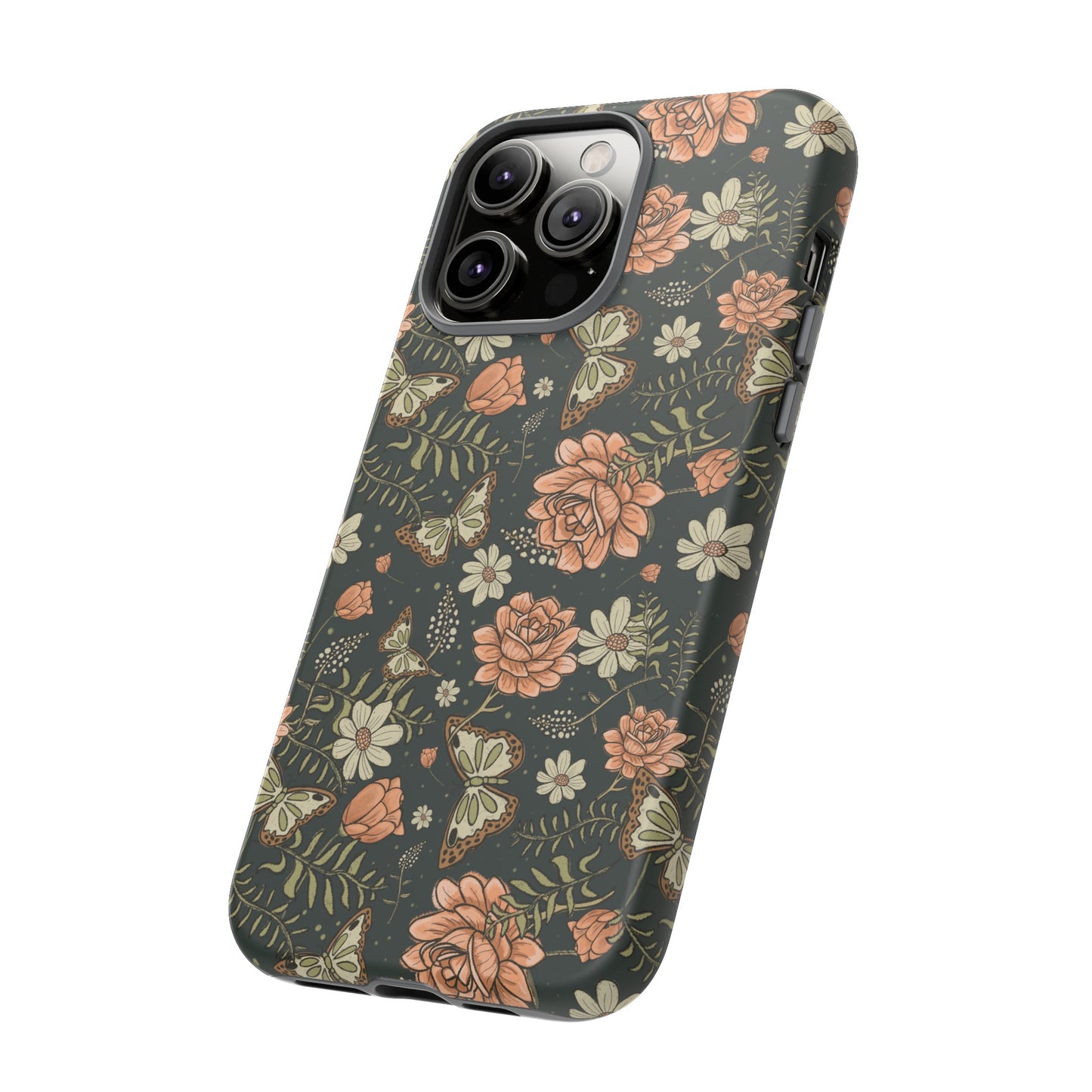 Vintage Rose hand drawn design for phone tough case
