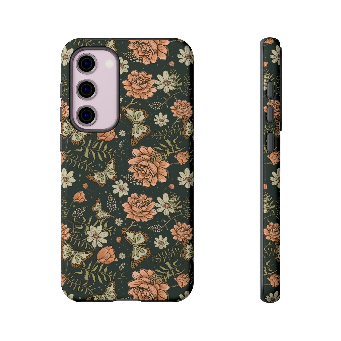Vintage Rose hand drawn design for phone tough case