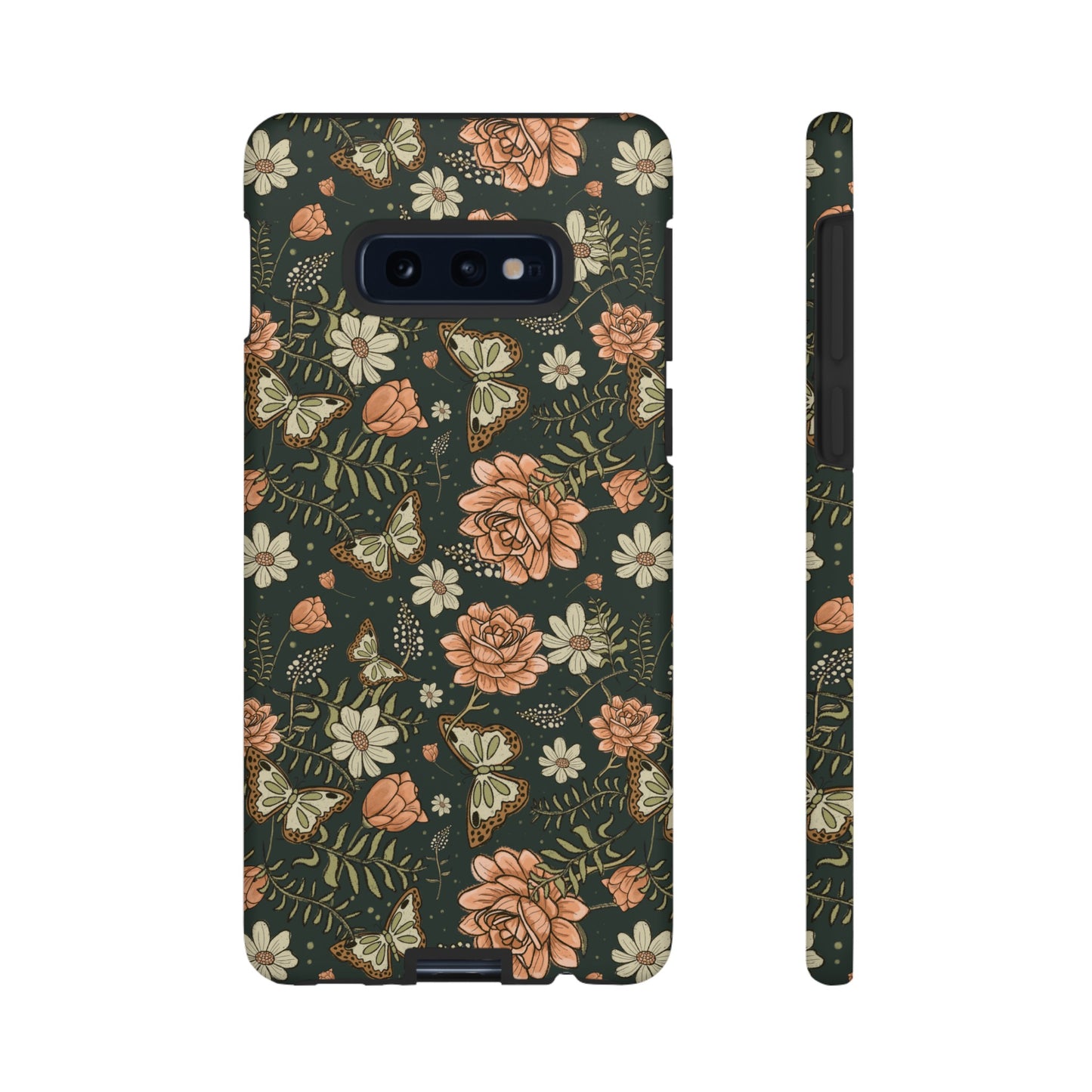 Vintage Rose hand drawn design for phone tough case