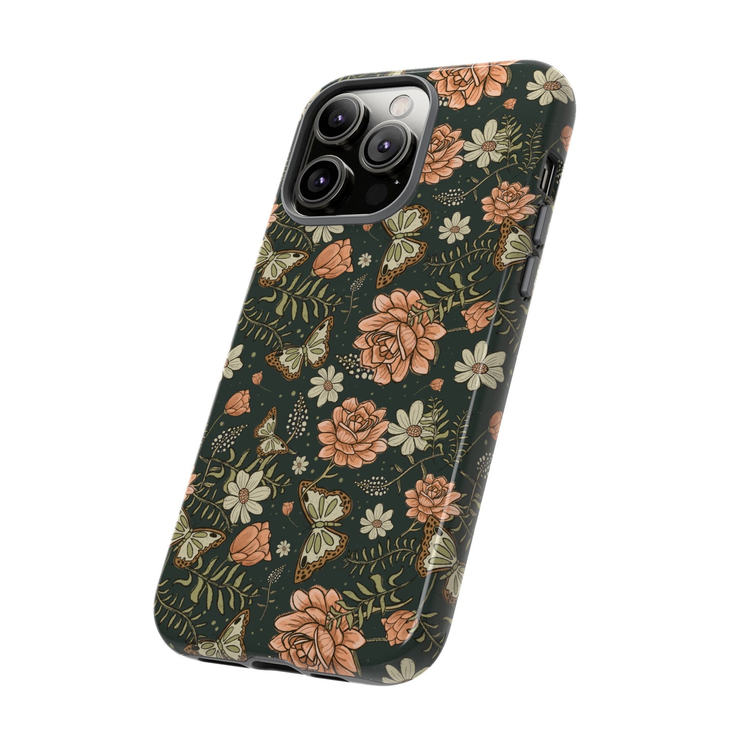 Vintage Rose hand drawn design for phone tough case