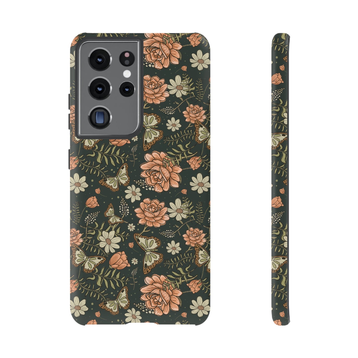 Vintage Rose hand drawn design for phone tough case