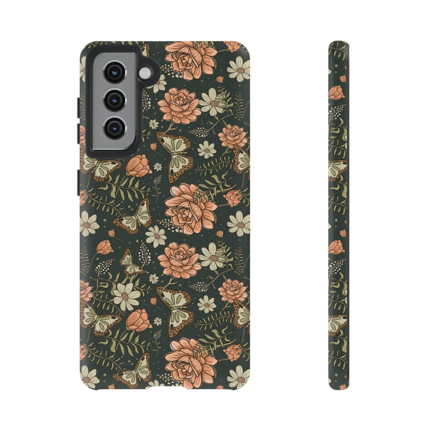 Vintage Rose hand drawn design for phone tough case
