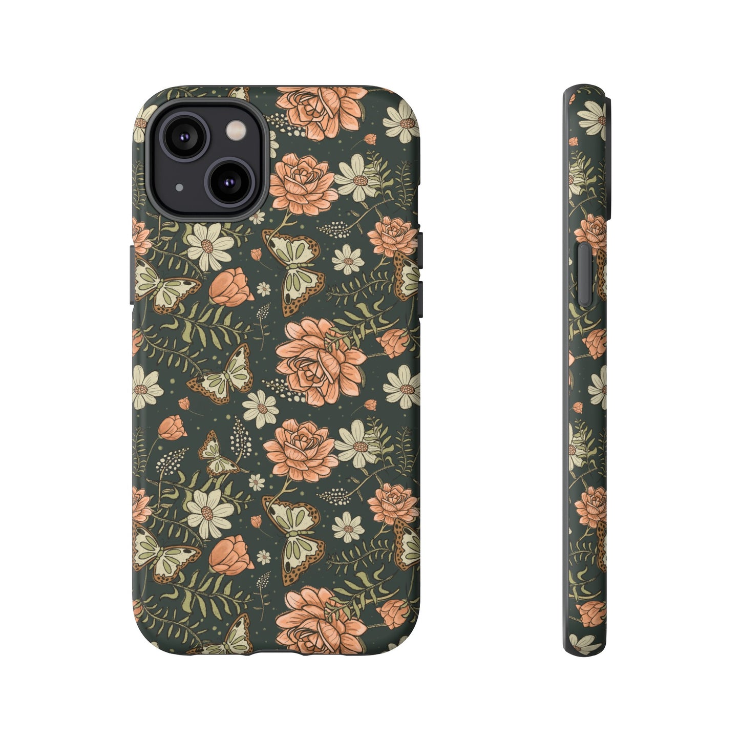 Vintage Rose hand drawn design for phone tough case
