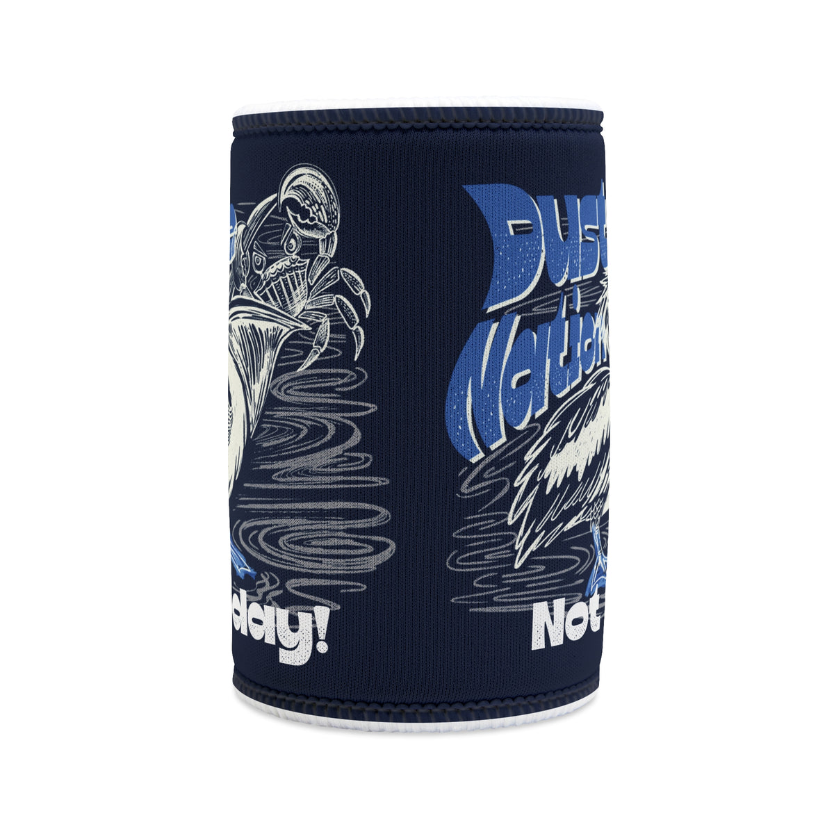 Dustie Nation Custom Artwork Stubbie Cooler - Navy Blue