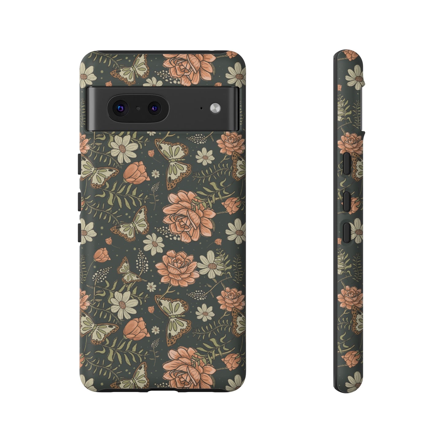 Vintage Rose hand drawn design for phone tough case