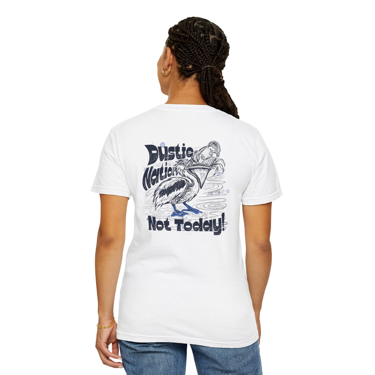 ‘Not Today’-  Pelican vs Crab custom artwork t shirt - C1717