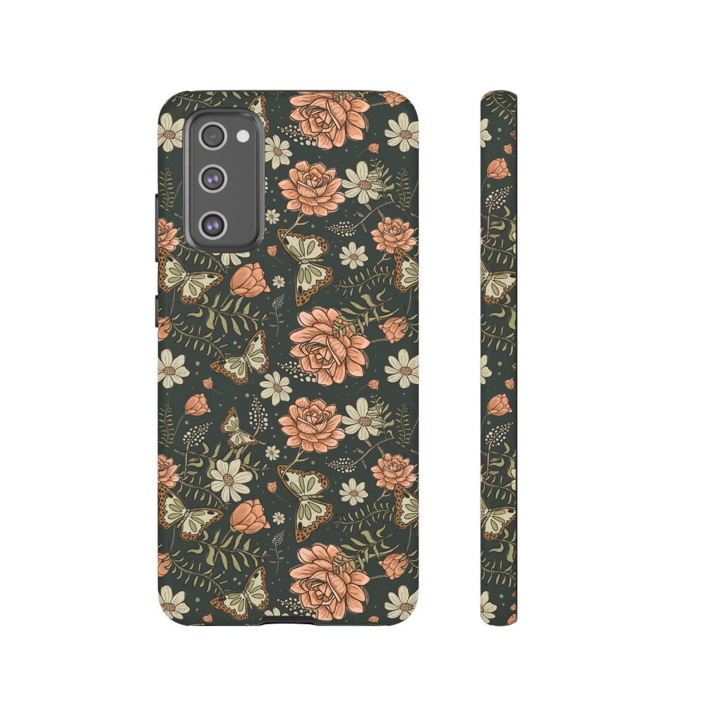 Vintage Rose hand drawn design for phone tough case