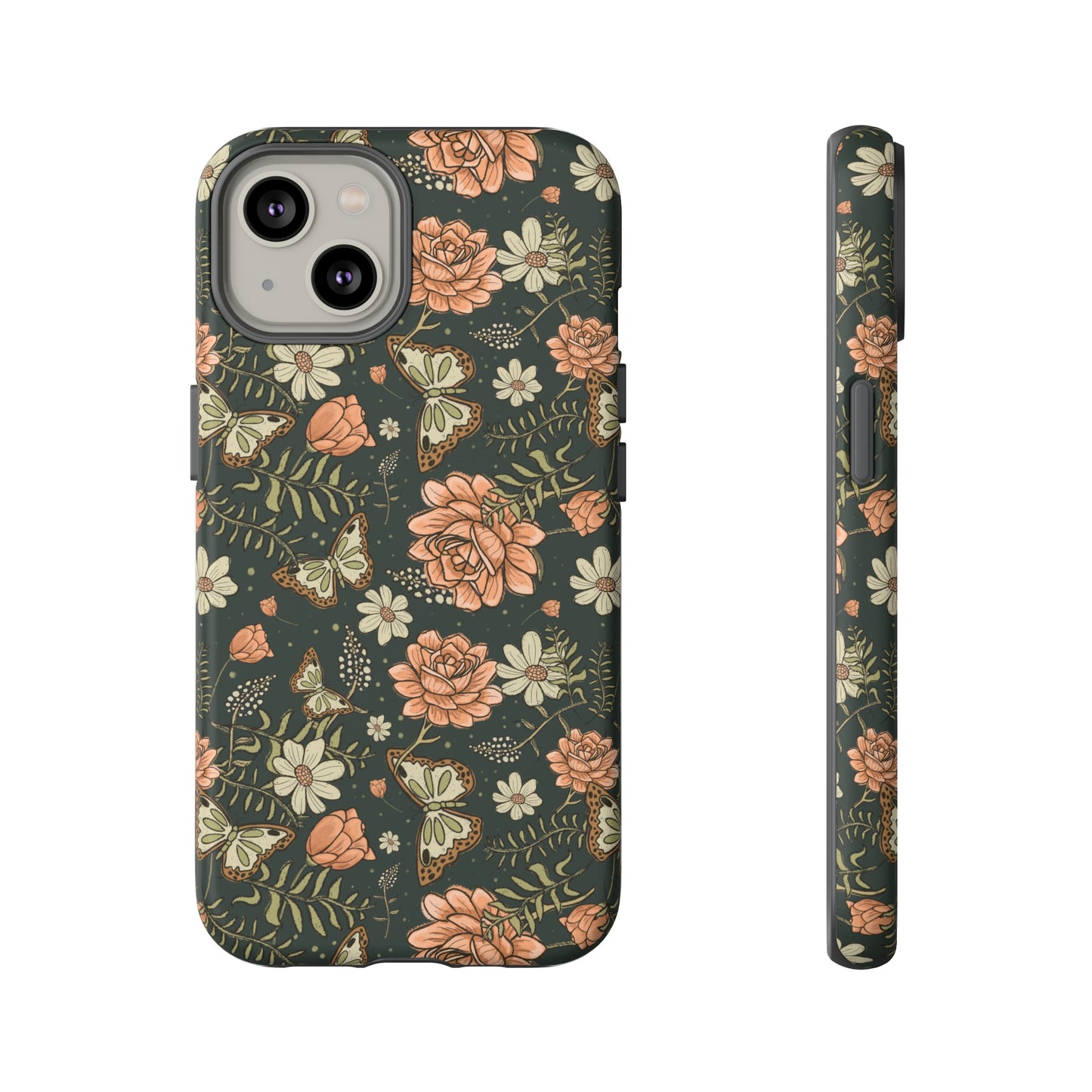 Vintage Rose hand drawn design for phone tough case