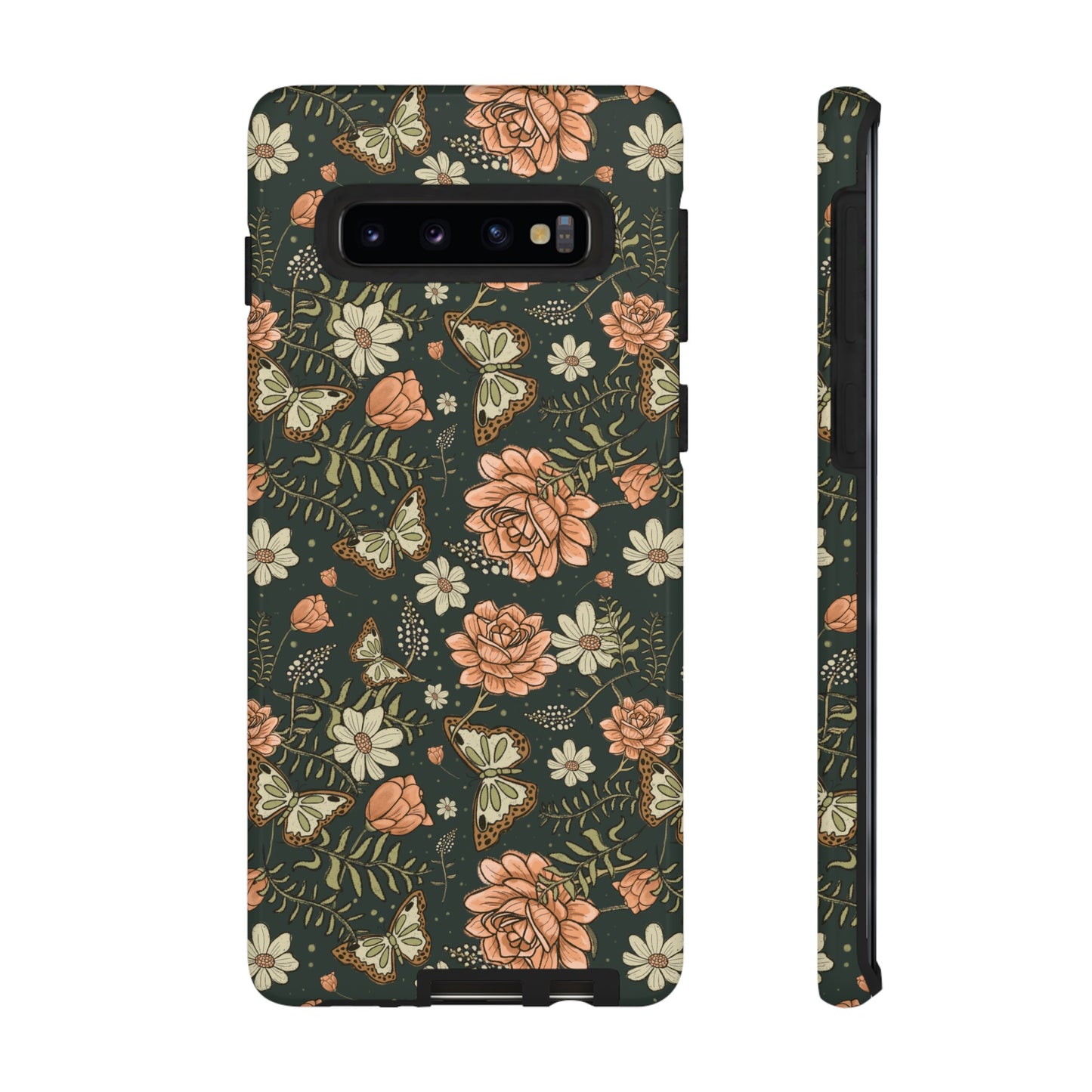 Vintage Rose hand drawn design for phone tough case
