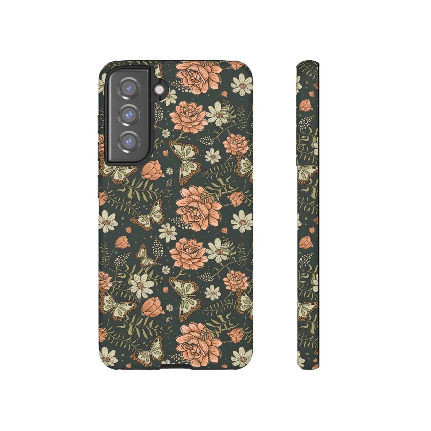 Vintage Rose hand drawn design for phone tough case