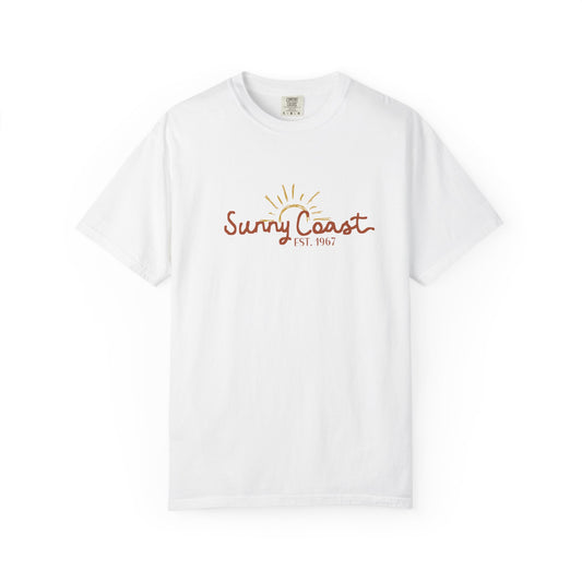 Sunshine Coast Queensland Souvenir T Shirt - C1717 Hand Drawn Design