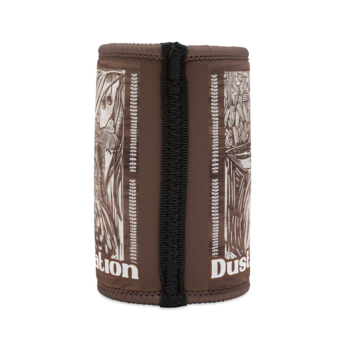 Personalized Stubby Cooler – Hand Sketched Kookaburra rustic design - Gift Idea