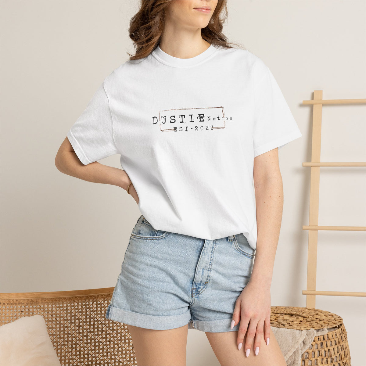 DUSTIE NATION Comfortable Oversize T Shirt - C1717