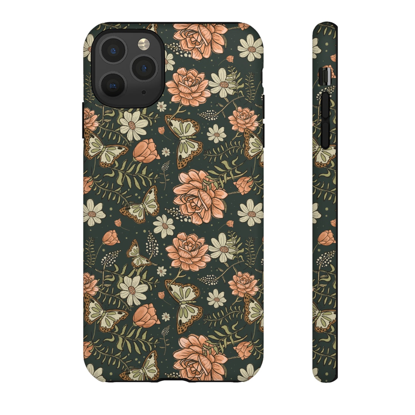 Vintage Rose hand drawn design for phone tough case