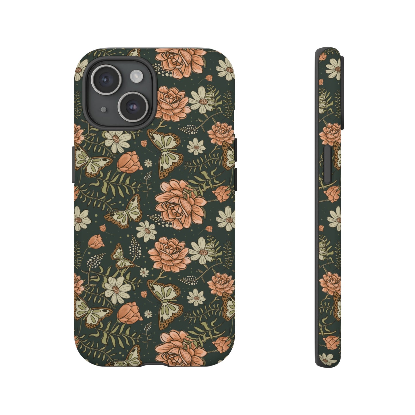 Vintage Rose hand drawn design for phone tough case