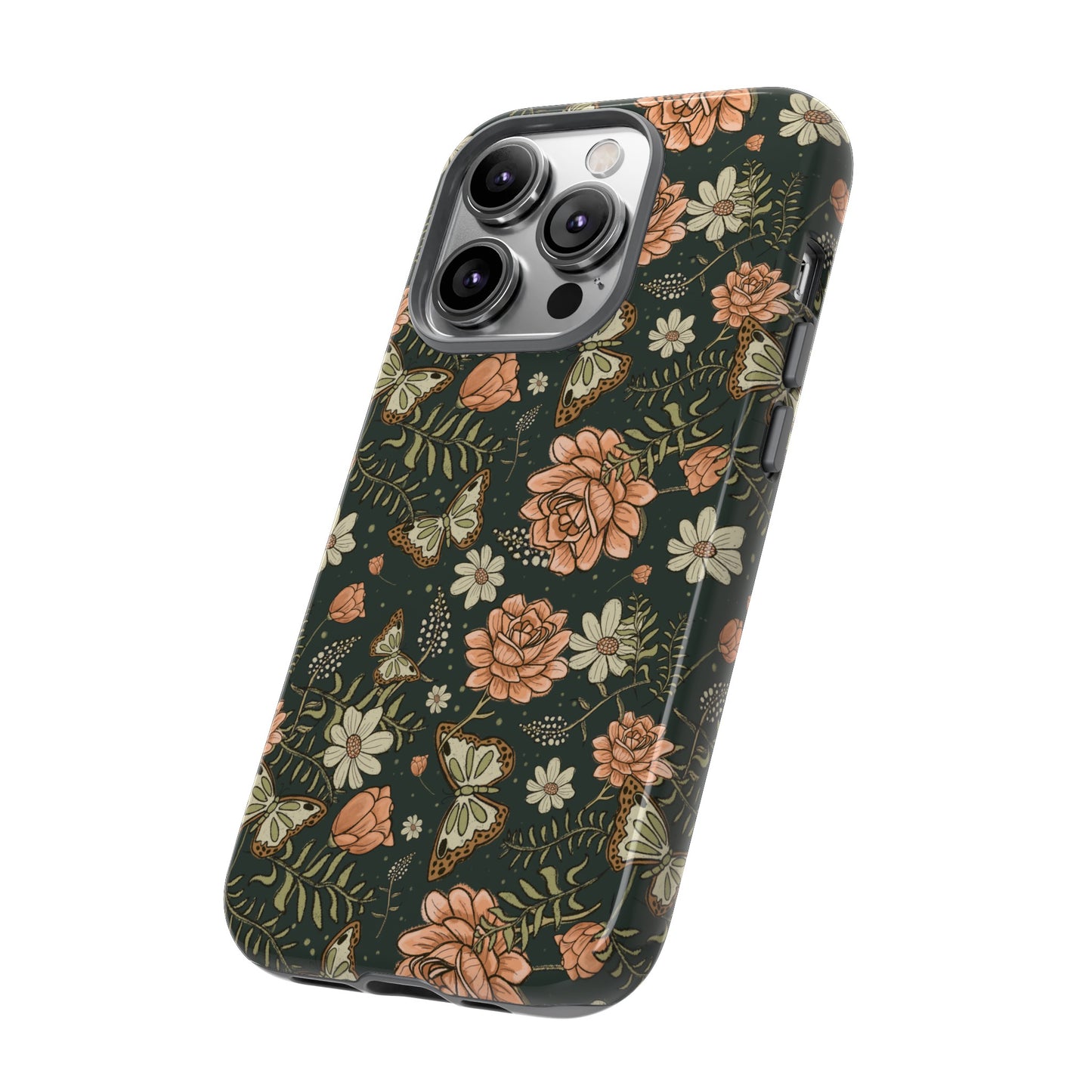 Vintage Rose hand drawn design for phone tough case