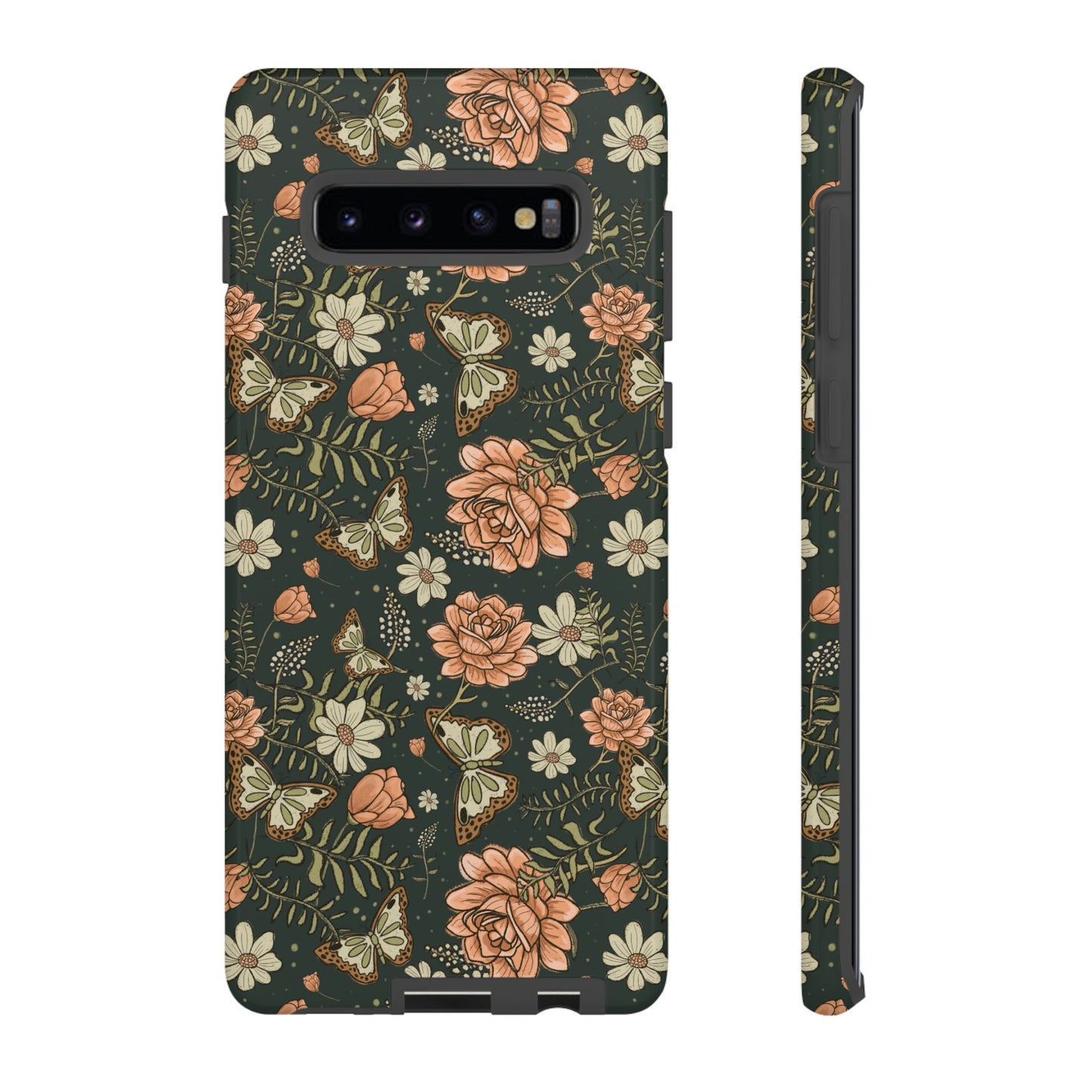 Vintage Rose hand drawn design for phone tough case