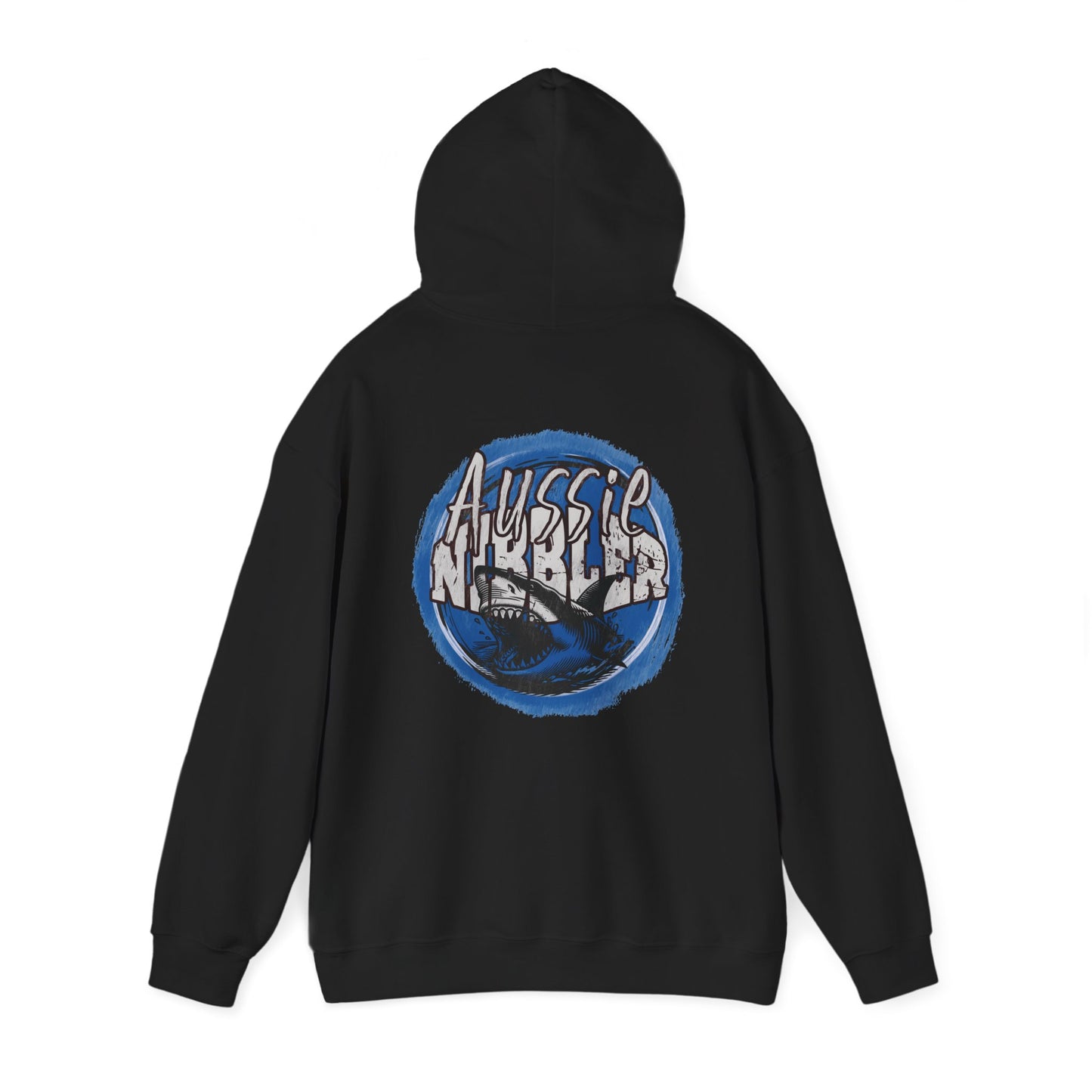 Heavy Blend Hoodie - custom Australian design- 'Aussie Nibbler' - Gildan 18500