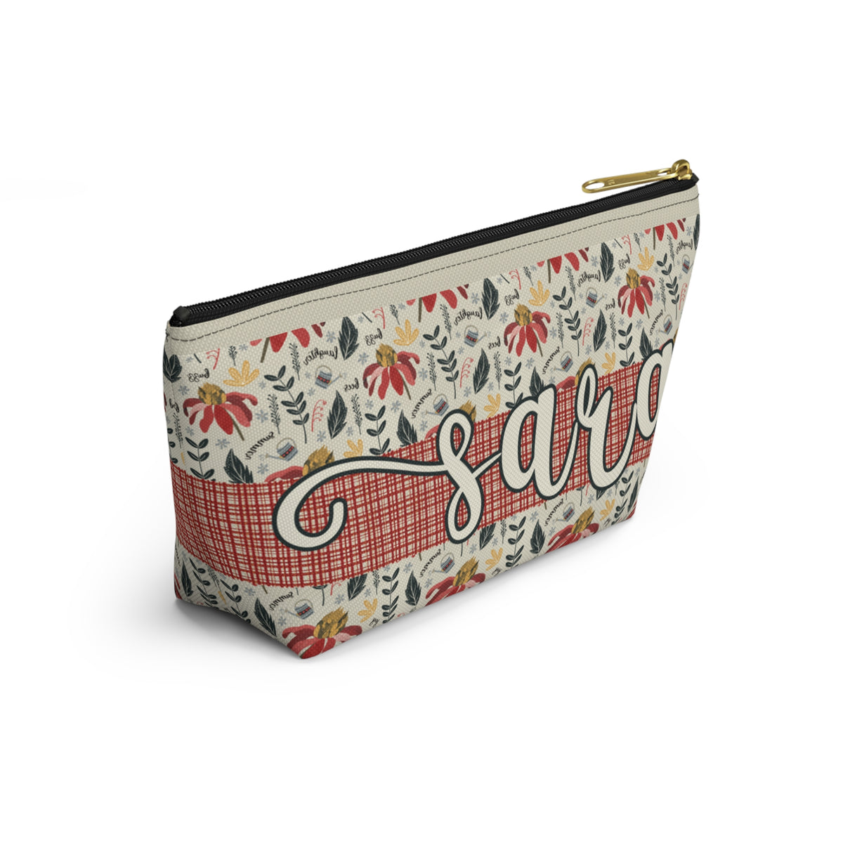 Personalised Handy Bag - Custom artwork Summer Daze Collection - Zip closure storage pouch