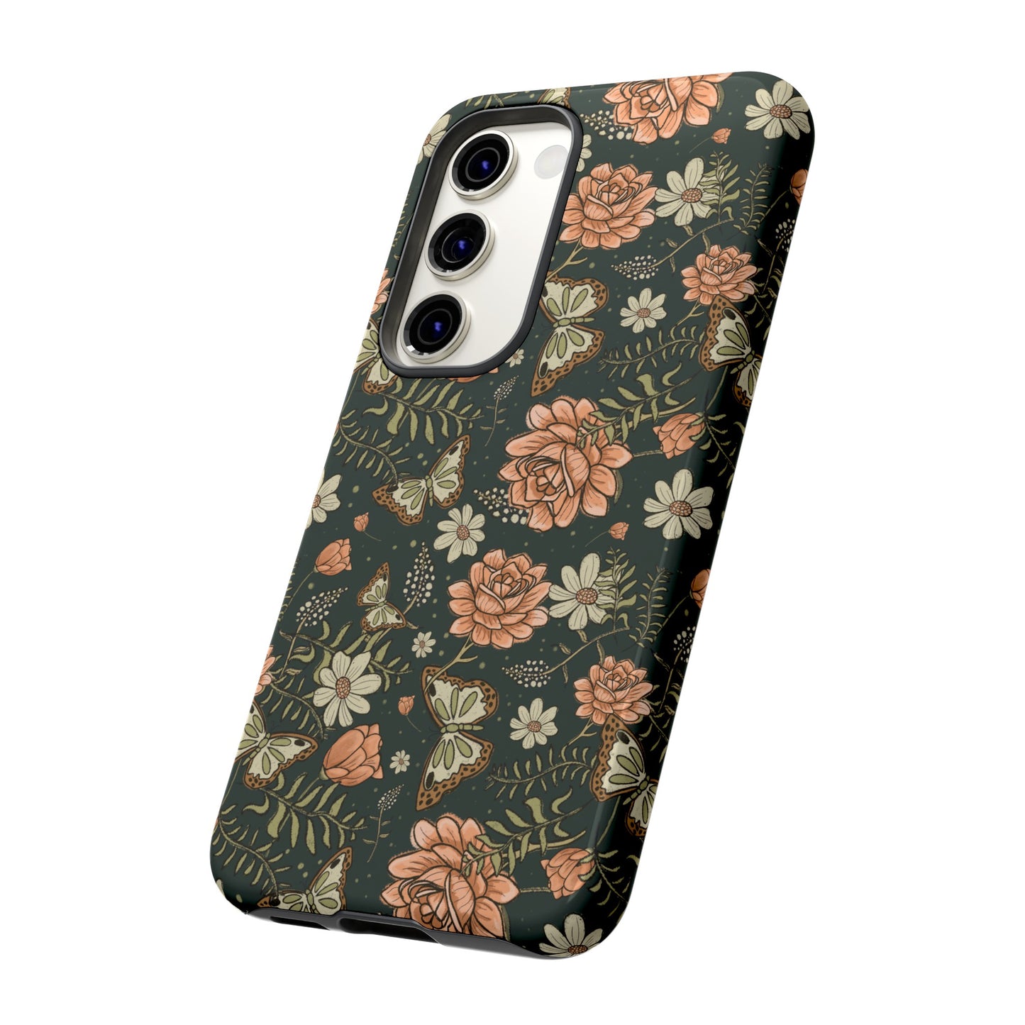Vintage Rose hand drawn design for phone tough case
