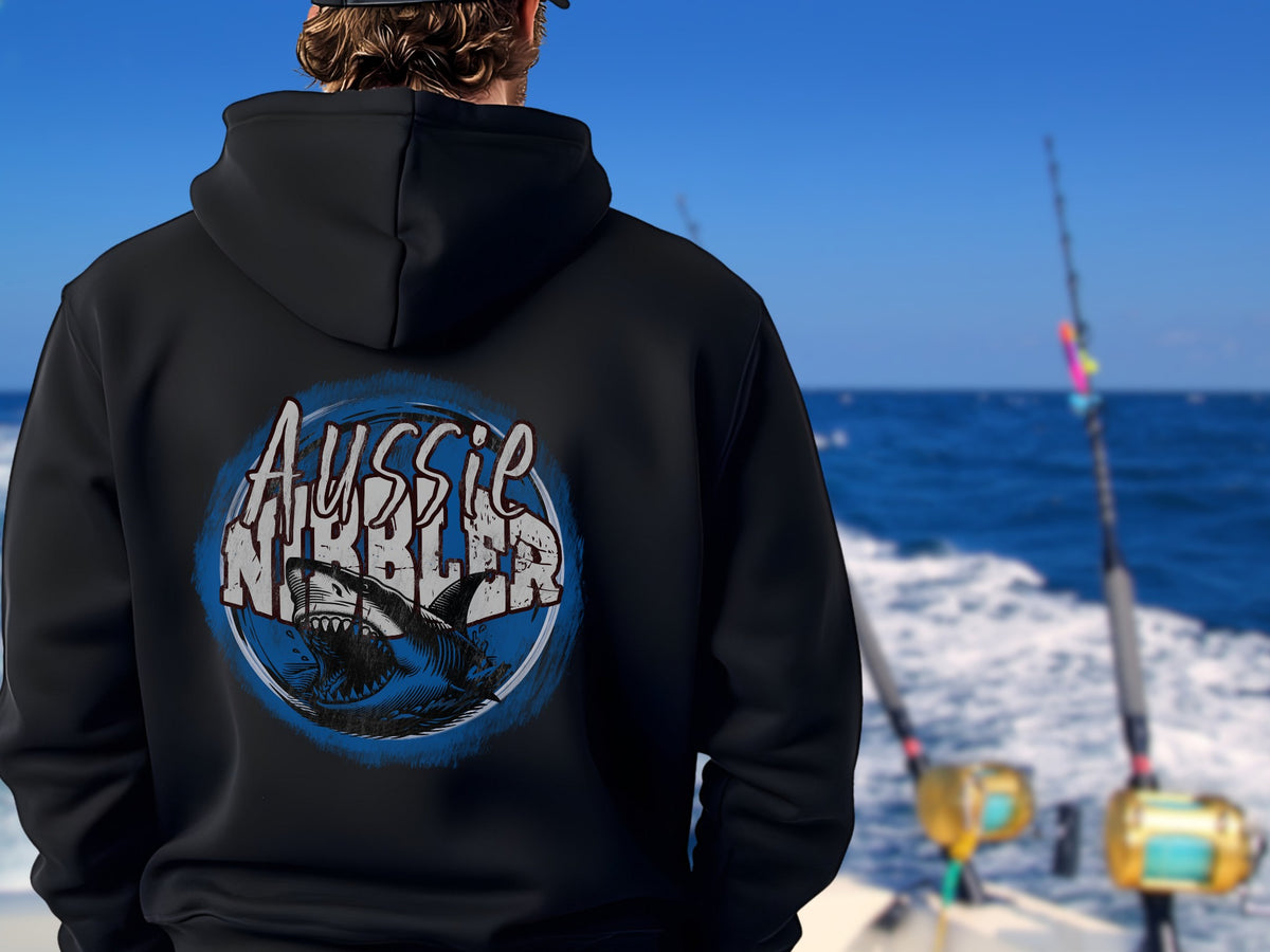 Heavy Blend Hoodie - custom Australian design- 'Aussie Nibbler' - Gildan 18500
